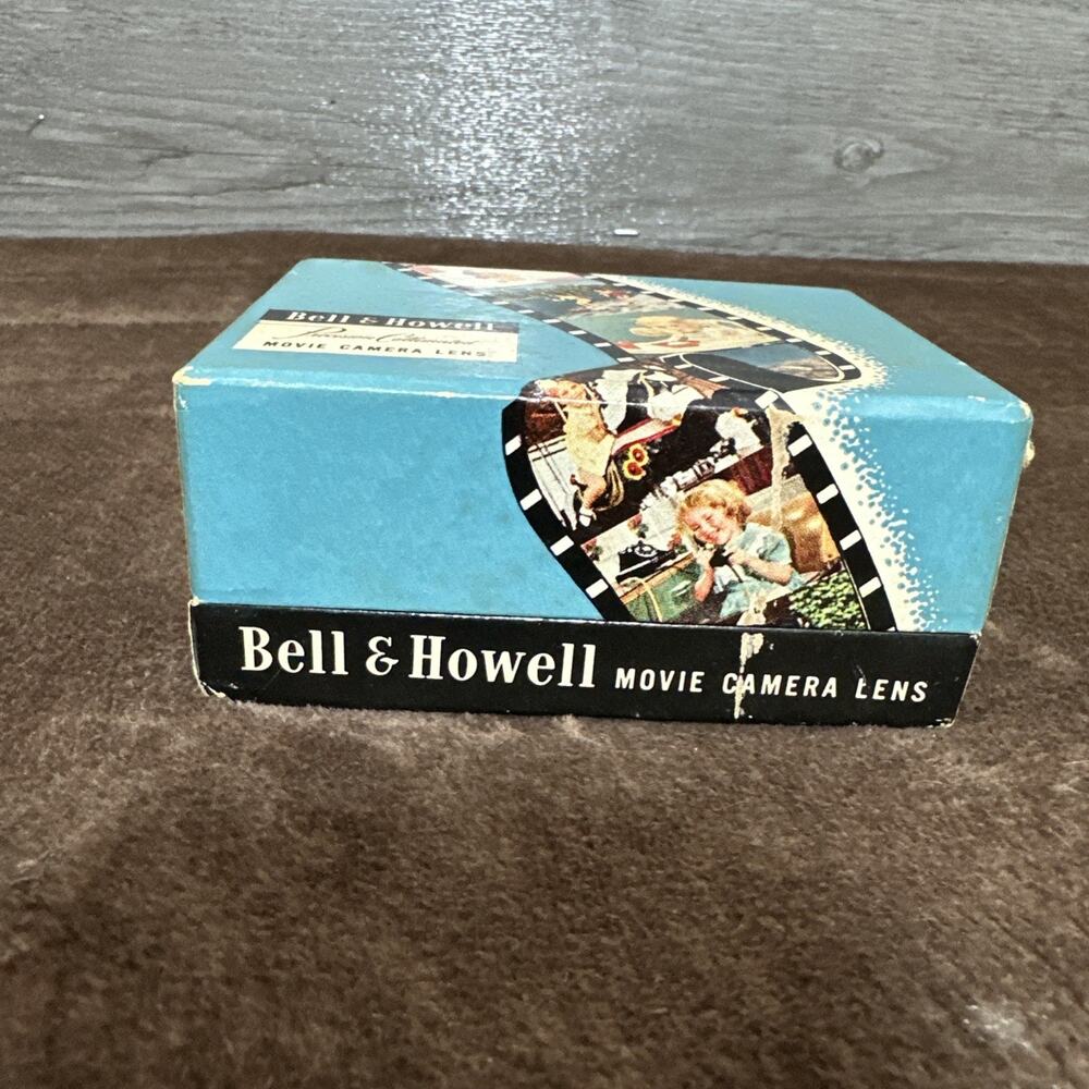 Bell & Howell Movie Camera Lens 2 1/2 x Telephoto Box Precision Collimated VTG